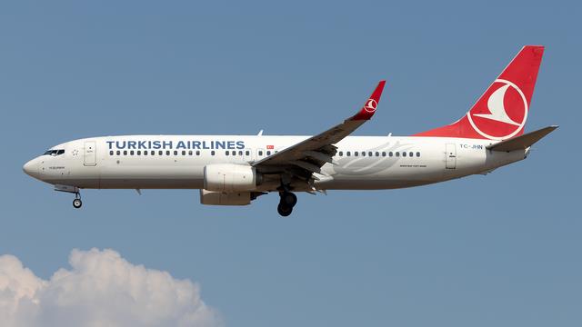 TC-JHN:Boeing 737-800:Turkish Airlines